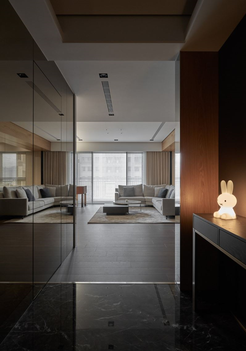 日式大户型装修案例丨男主的日式客厅+女主的美式卧房，安排！
